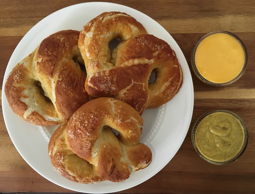 homemade soft pretzels